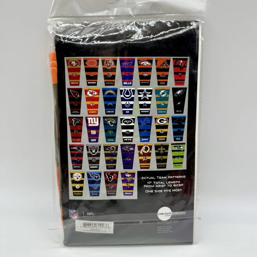NFL Cleveland‎ Browns Strong Arm Fan Sleeves(2) Little Earth Licensed OSFM 17